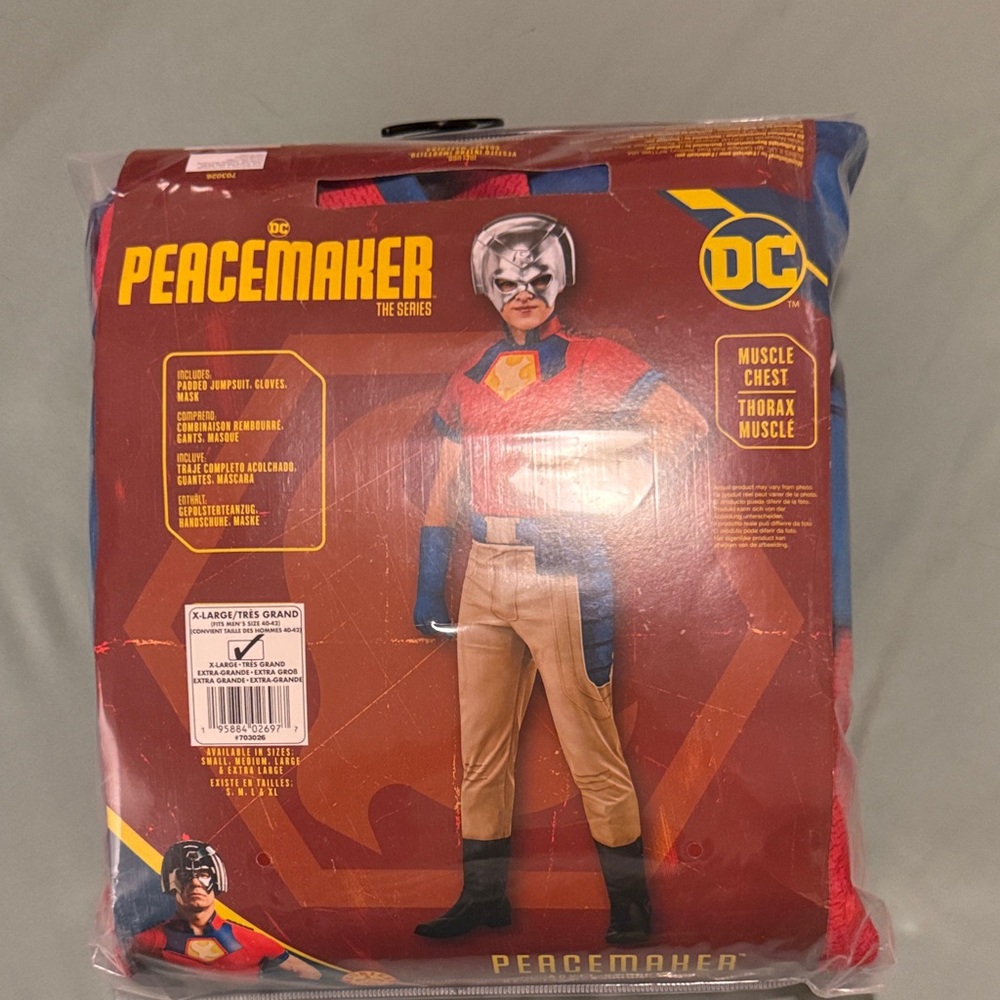 DC Peacemaker Costume - BRAND NEW (Size: XL)